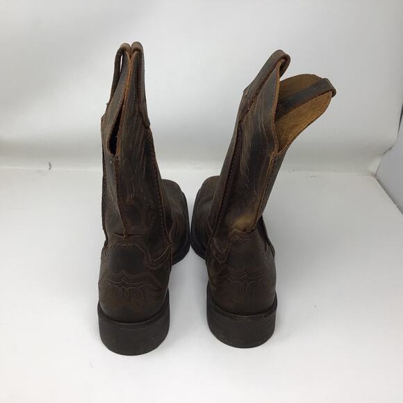 Ariat Mens Rambler Phoenix Western Boot Distressed Brown Size 10 Used Pull On main image 8